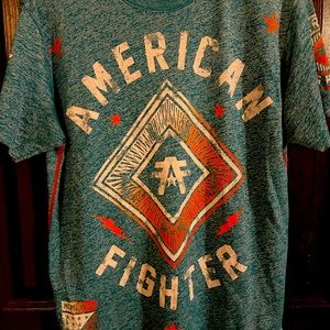 Buckle T shirt American Fighter